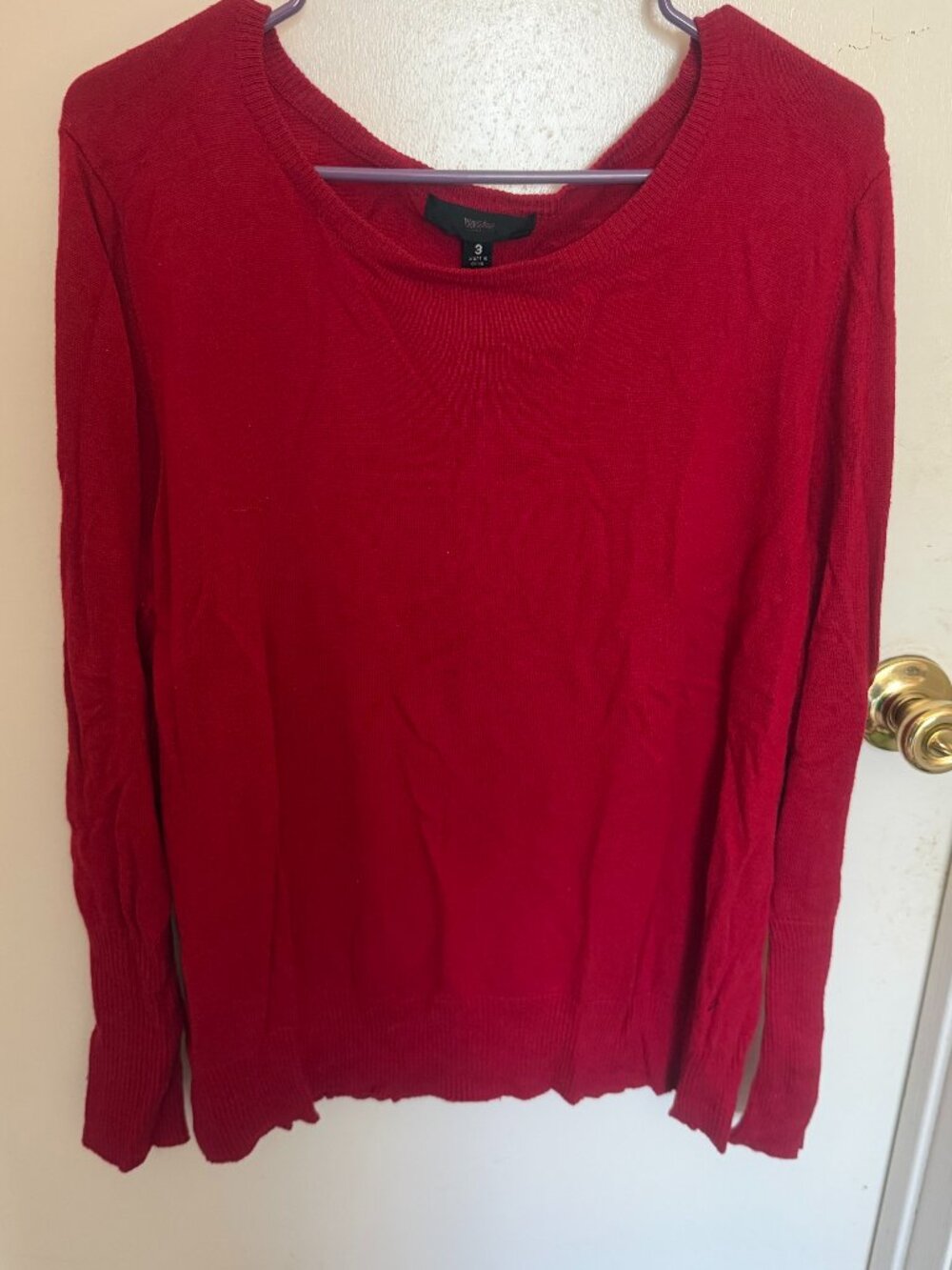 Mossimo Red Sweater W 3X